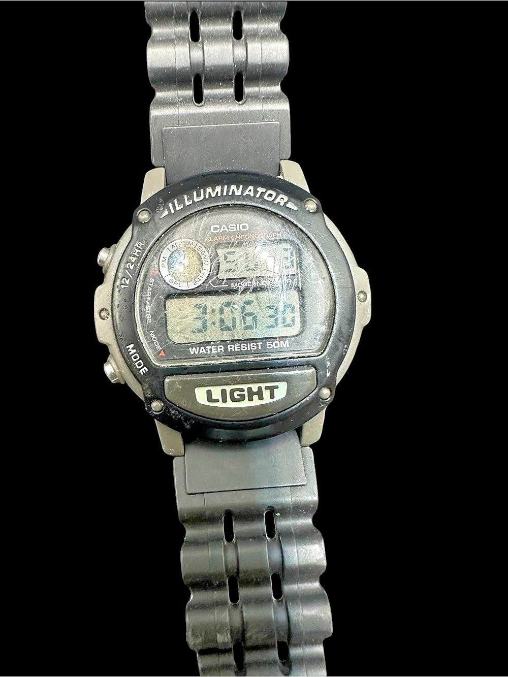 Casio Illuminator Digital Watch in Gray